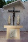 Chapelle Marienfloss - Sculpture Vierge, St Jean et Autel - Sierck les Bains - 2005